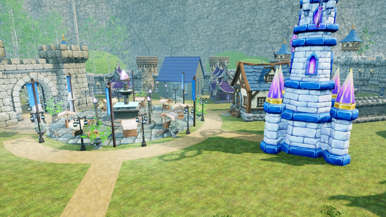 El Santuario de Velaluna: la Torre de los Arcanos junto a la plaza del manantial lunar